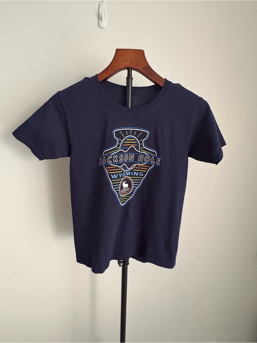 Kids' Navy Jackson Hole Graphic Tee 7